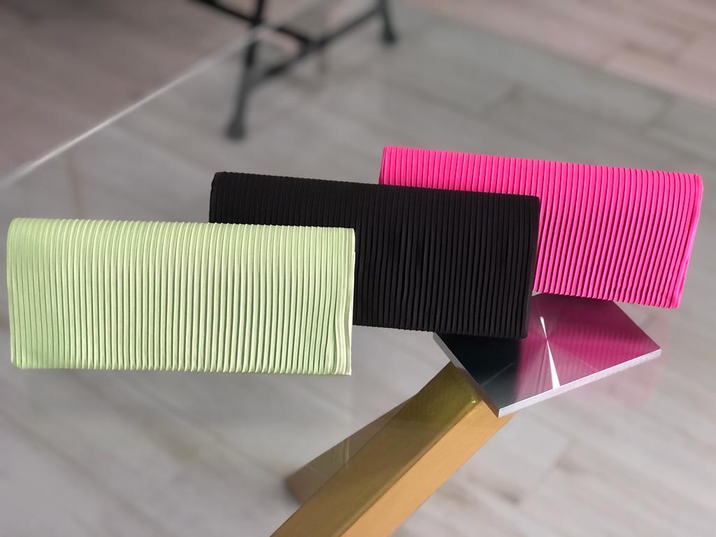 Pochette a Righe con Tracolla