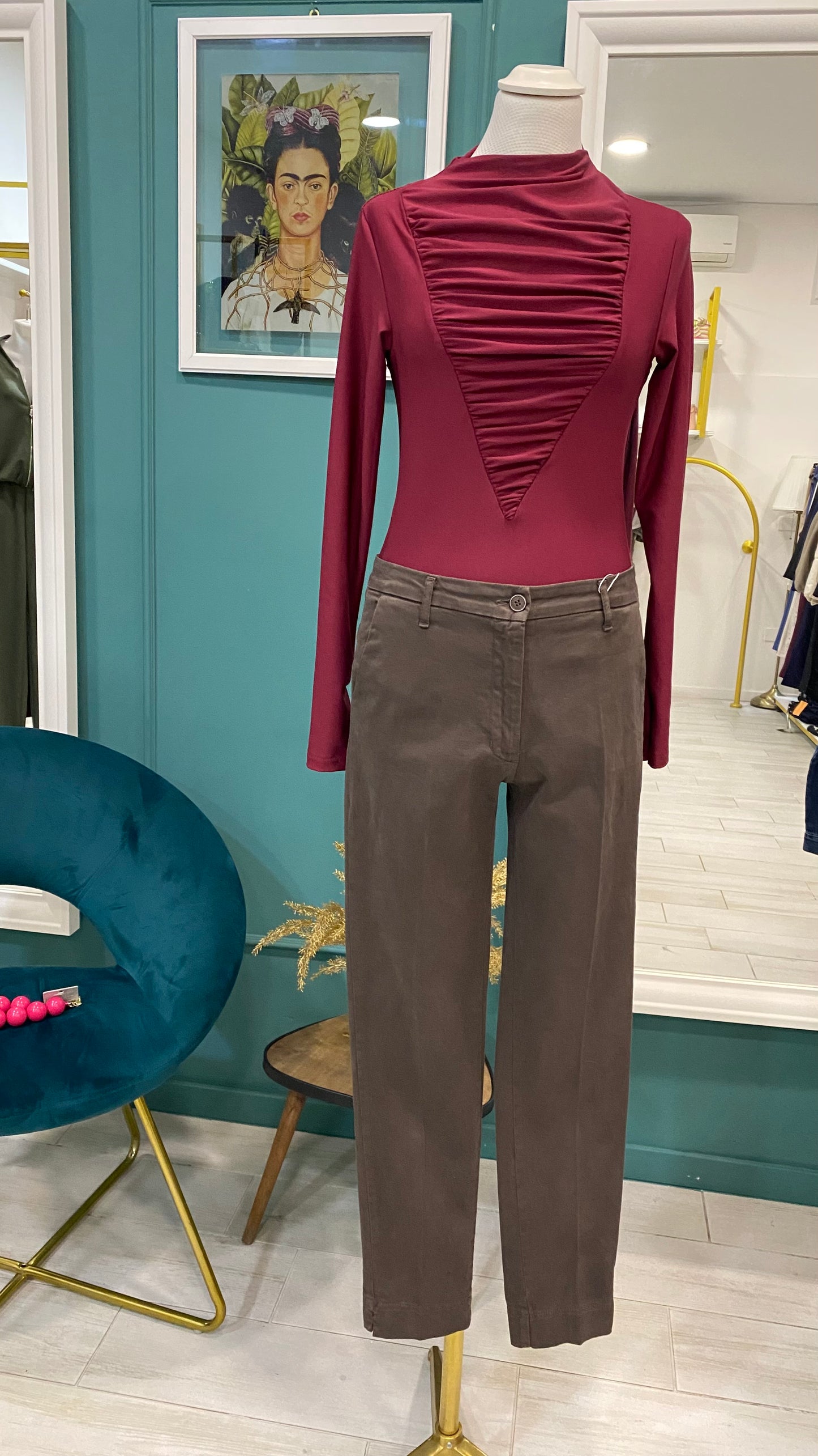 Pantalone classico caldo cotone