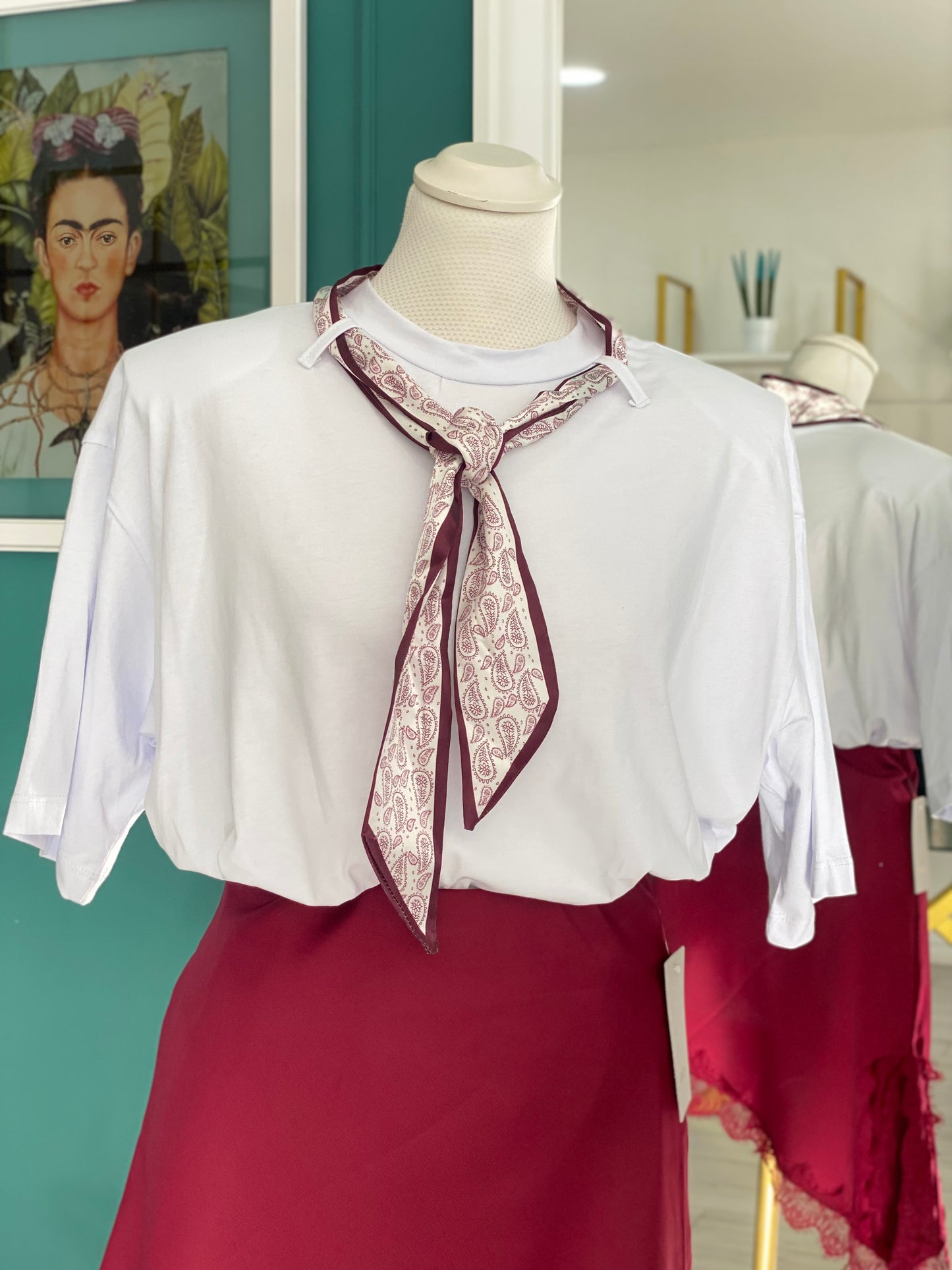 T shirt foulard