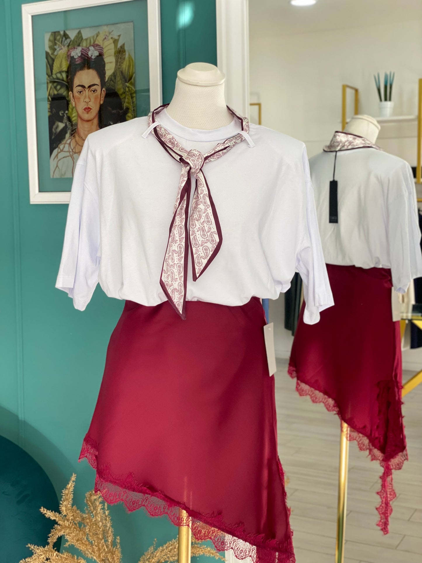 T shirt foulard