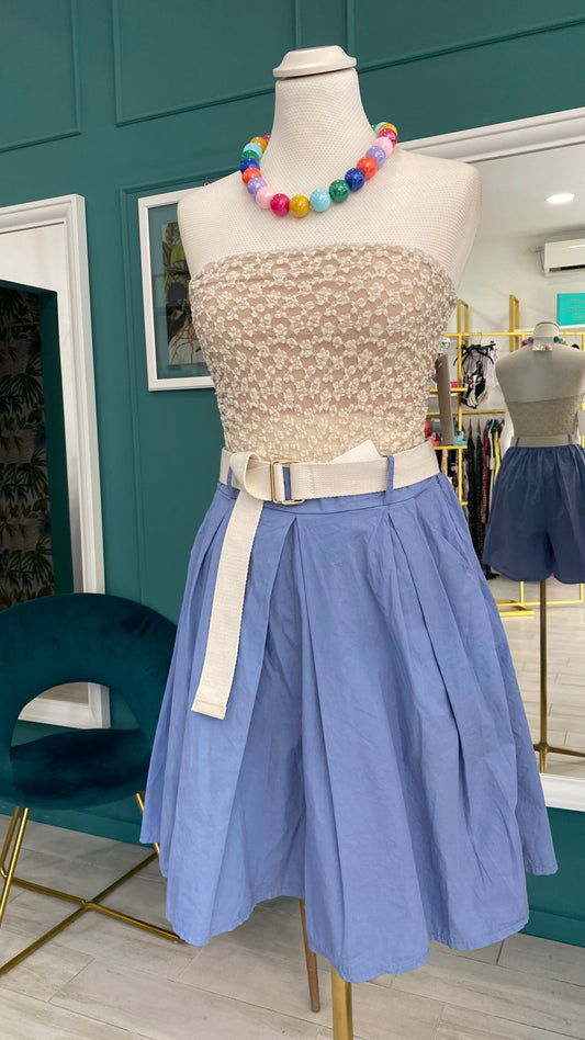 Bermuda cotone con cintura