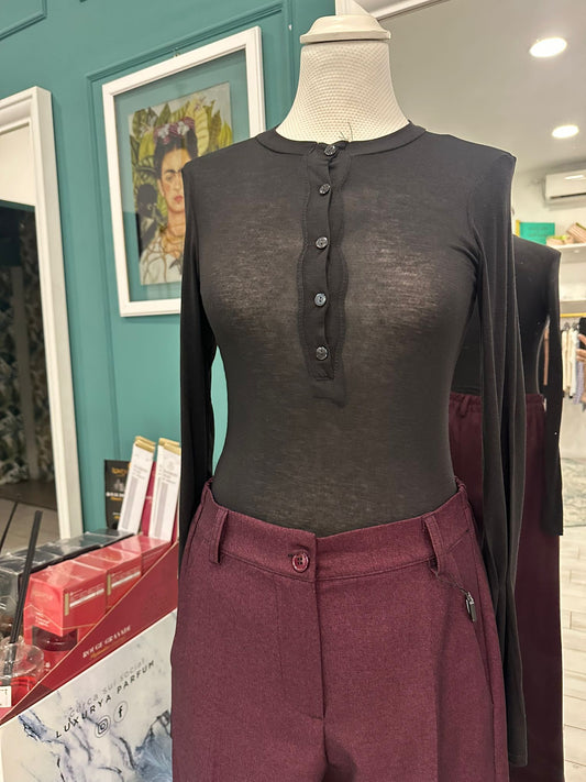 Maglietta bottoncini